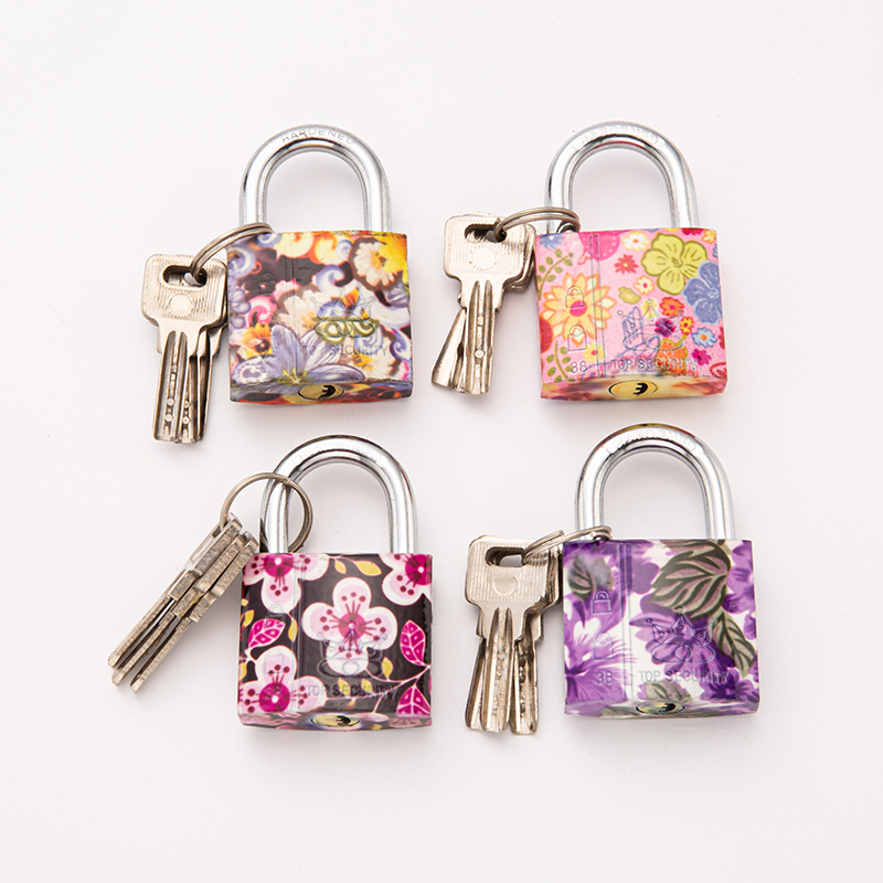 Atom Floral Lock [Iron Padlock